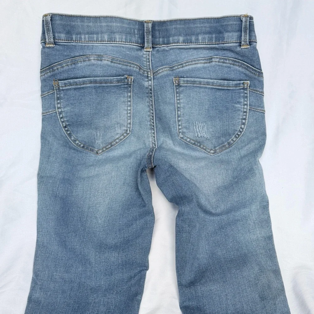 Candie's Light Blue Skinny Jeans with Distress